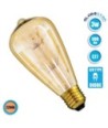 GLOBOSTAR® PEAR 99202 Λάμπα E27 ST64 LED 3W 300lm 360° AC 220-240V IP20 Ultra Θερμό Λευκό 2200K - Diode HP Filament Chip - Μελί - Μ6.4 x 6.4 x Υ14.5cm - 3 Χρόνια Εγγύηση